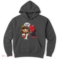 Funny You Mad Bro Jesus Vs Devil Hoodie thumb 0