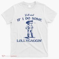 Funny Yall Mind If I Do Some Lollygagging Cowboy Frog T-Shirt thumb 0