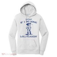 Funny Yall Mind If I Do Some Lollygagging Cowboy Frog Women's Hoodie thumb 0