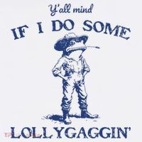 Funny Yall Mind If I Do Some Lollygagging Cowboy Frog Women's Hoodie thumb 2