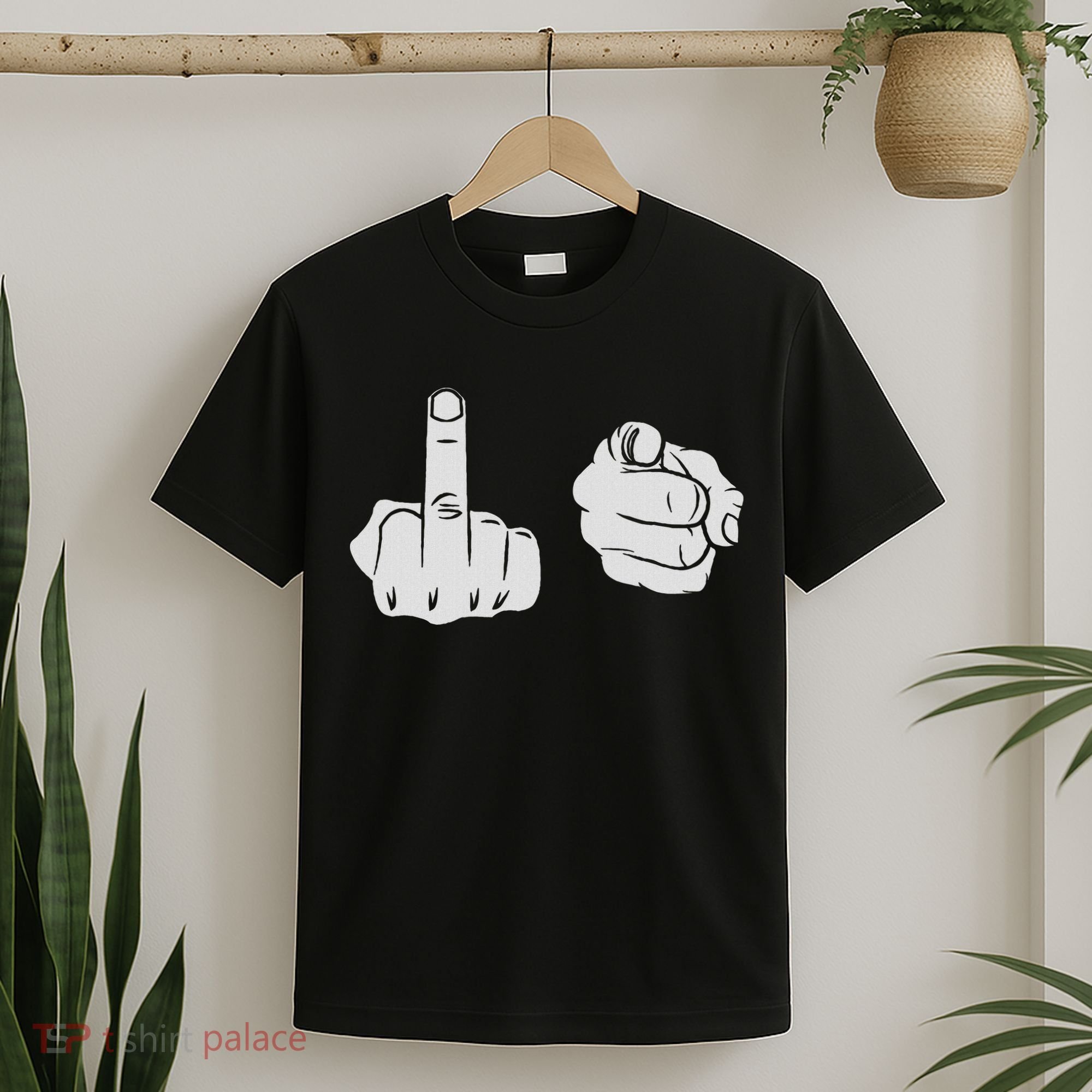 Fuck You Middle Finger Pointing Fuk You F.uck You T-Shirt