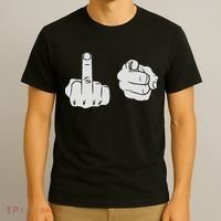Fuck You Middle Finger Pointing Fuk You F.uck You T-Shirt thumb 3