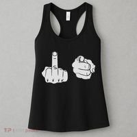 Fuck You Middle Finger Pointing Fuk You F.uck You Women's Tank Top thumb 3