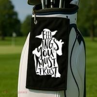 Feelings You Must Trust Golf Towel thumb 2