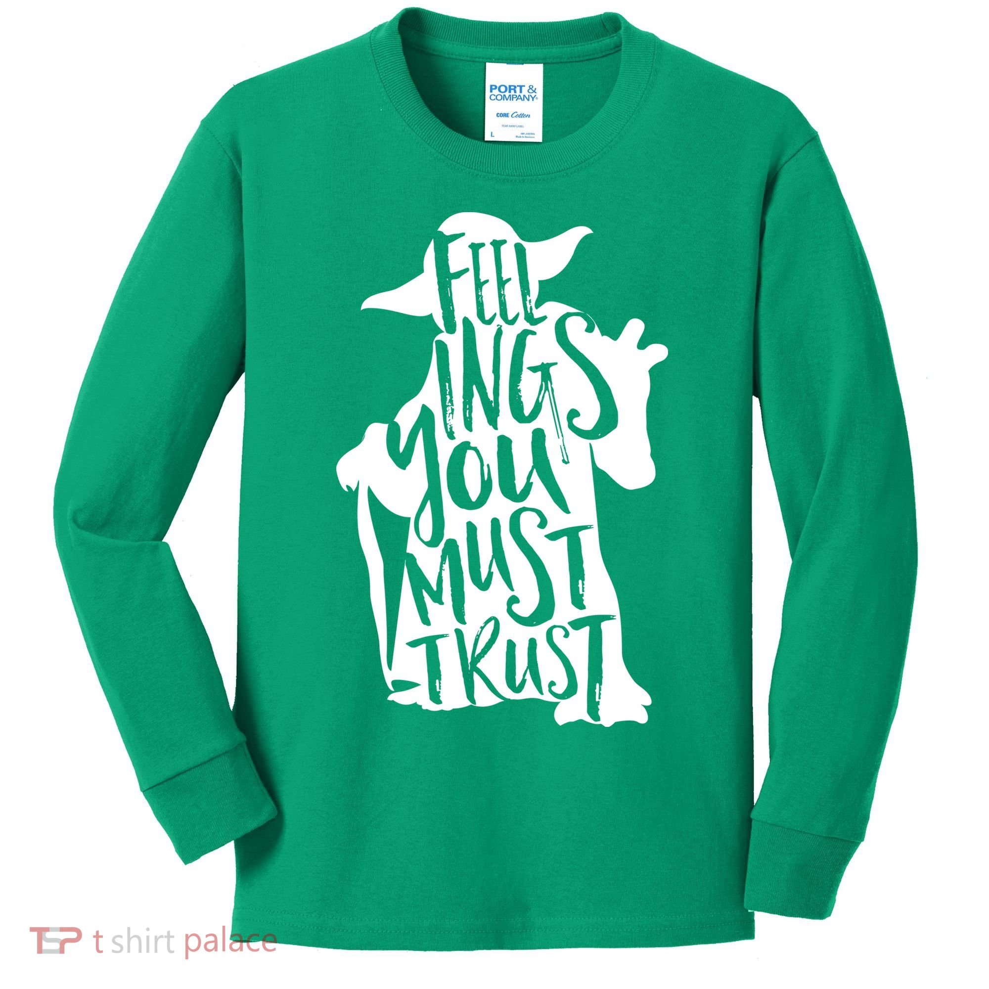 Feelings You Must Trust Kids Long Sleeve Shirt
