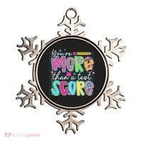 Funny Youre More Than A Test Score Testing Day Teacher Ornament thumb 0