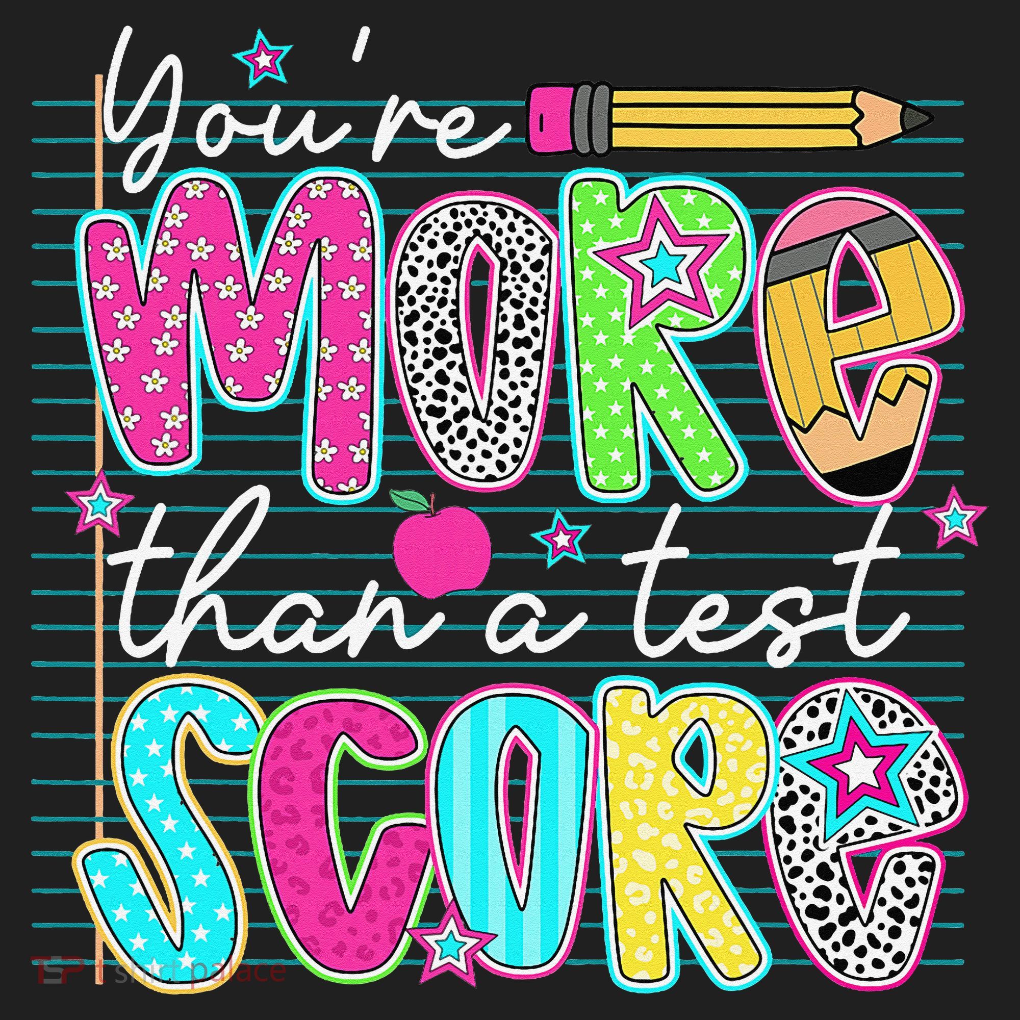 Funny Youre More Than A Test Score Testing Day Teacher Hat