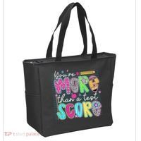 Funny Youre More Than A Test Score Testing Day Teacher Tote Bag thumb 2