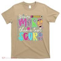 Funny Youre More Than A Test Score Testing Day Teacher T-Shirt thumb 0