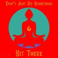 Funny Yoga Meditation Zen Gift Don't Just Do Something Santa Hat thumb 1