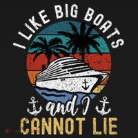 Funny Yacht Or Cruise Ship I Like Big Boats And I Cannot Lie Cute Gift Women's Hoodie thumb 2