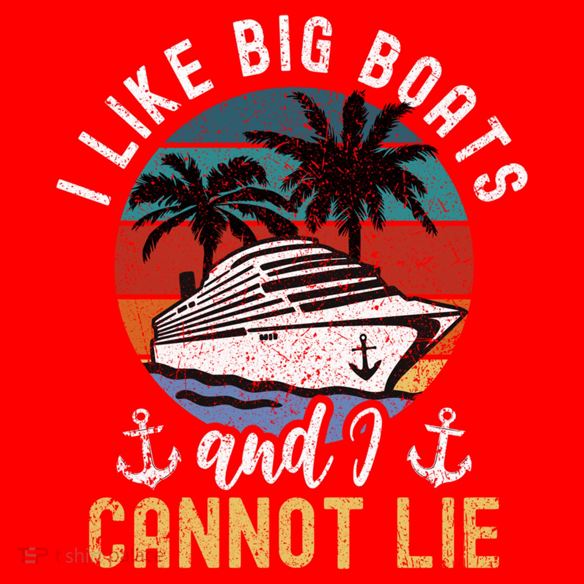 Funny Yacht Or Cruise Ship I Like Big Boats And I Cannot Lie Cute Gift Santa Hat