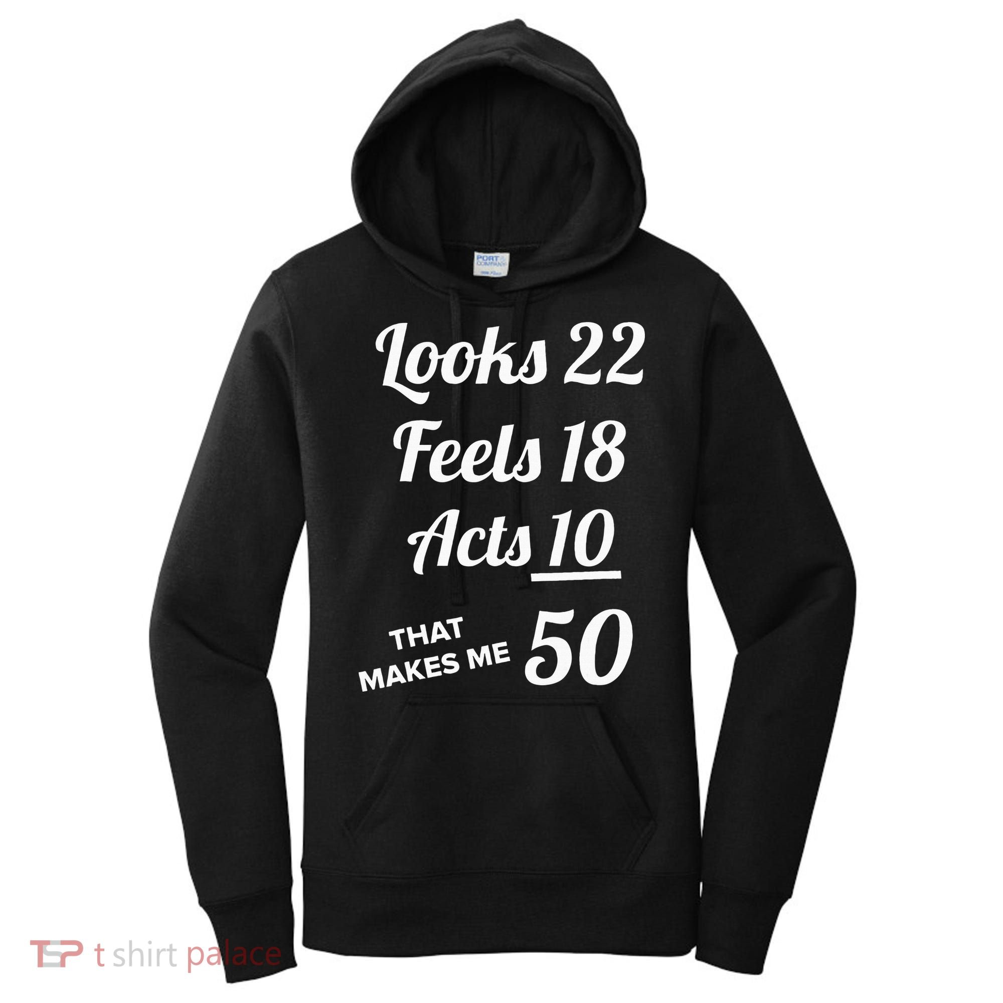 Fifty Years Old Birthday Present For 50 Year Old Women's Hoodie