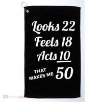 Fifty Years Old Birthday Present For 50 Year Old Golf Towel thumb 0