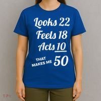 Fifty Years Old Birthday Present For 50 Year Old T-Shirt thumb 4