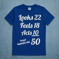 Fifty Years Old Birthday Present For 50 Year Old T-Shirt thumb 5