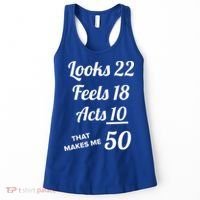 Fifty Years Old Birthday Present For 50 Year Old Women's Tank Top thumb 0