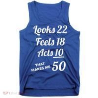 Fifty Years Old Birthday Present For 50 Year Old Tank Top thumb 0