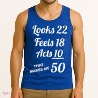 Fifty Years Old Birthday Present For 50 Year Old Tank Top thumb 3