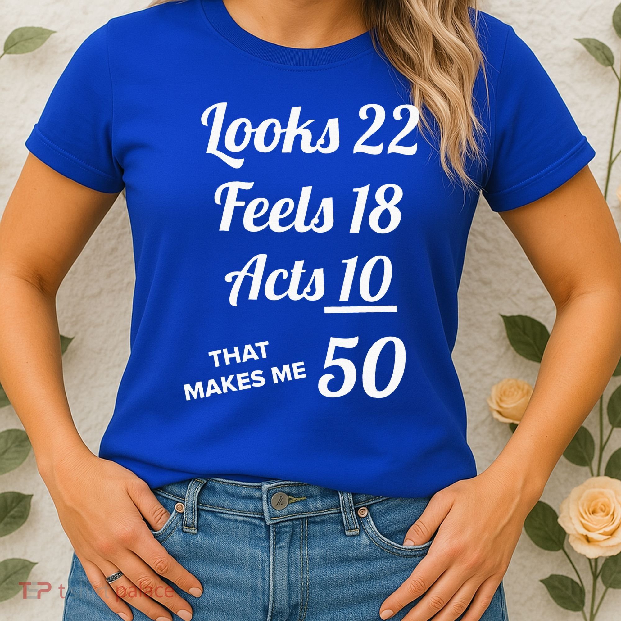 Fifty Years Old Birthday Present For 50 Year Old Women's T-Shirt