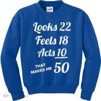 Fifty Years Old Birthday Present For 50 Year Old Kids Sweatshirt thumb 0