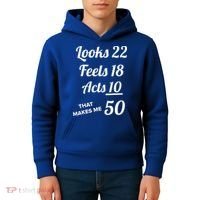 Fifty Years Old Birthday Present For 50 Year Old Kids Hoodie thumb 4