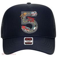 Five Year Old 5th Birthday Fire Truck Ambulance Police Car Hat thumb 0