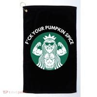 Fuck Your Pumpkin Spice Golf Towel thumb 0