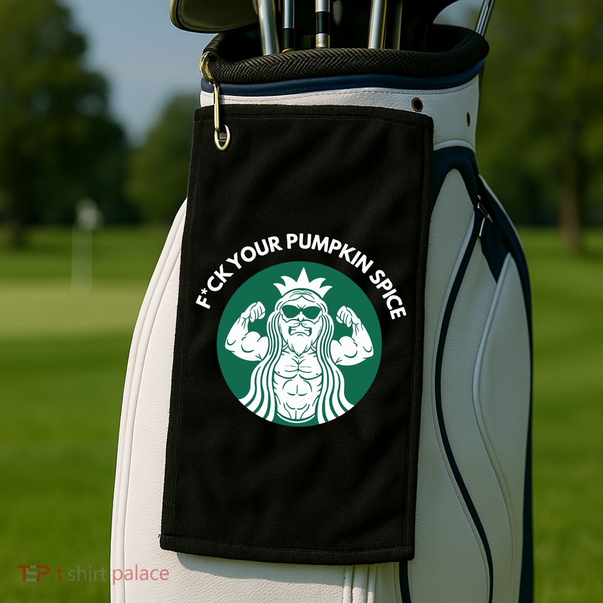 Fuck Your Pumpkin Spice Golf Towel