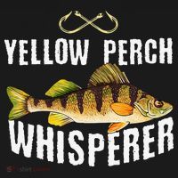 Funny Yellow Perch Fishing Freshwater Fisherman Graphic Polo thumb 3