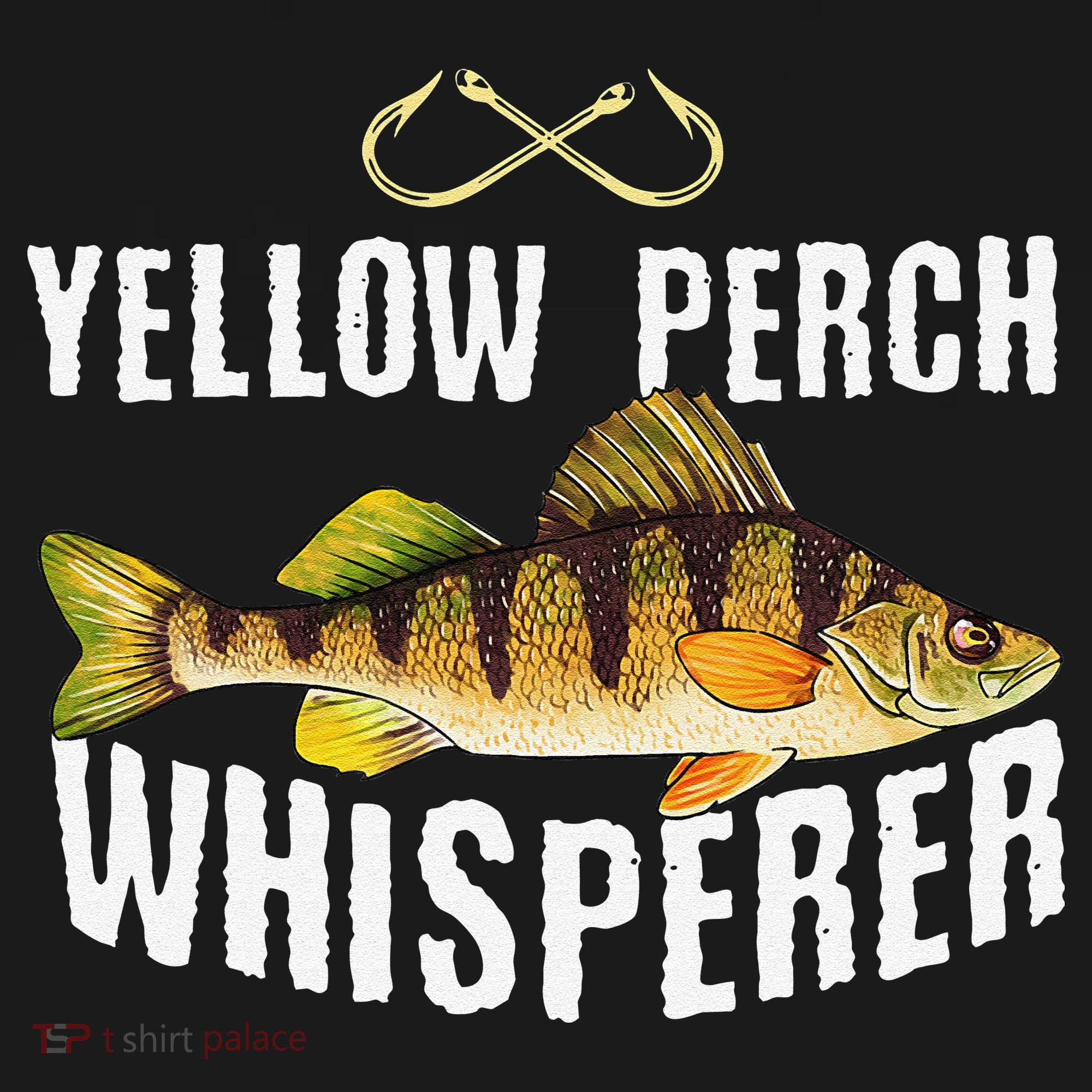 Funny Yellow Perch Fishing Freshwater Fisherman Graphic Mousepad