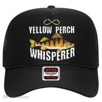Funny Yellow Perch Fishing Freshwater Fisherman Graphic Hat thumb 0