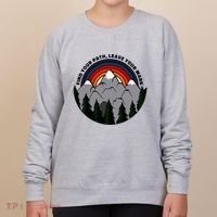 Find Your Path Leave Your Mark Outdoor Camping Retro Women's Sweatshirt thumb 0