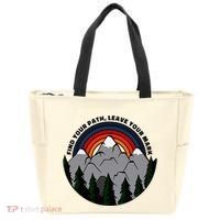 Find Your Path Leave Your Mark Outdoor Camping Retro Tote Bag thumb 0