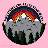 Find Your Path Leave Your Mark Outdoor Camping Retro Coaster thumb 2