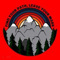 Find Your Path Leave Your Mark Outdoor Camping Retro Santa Hat thumb 1