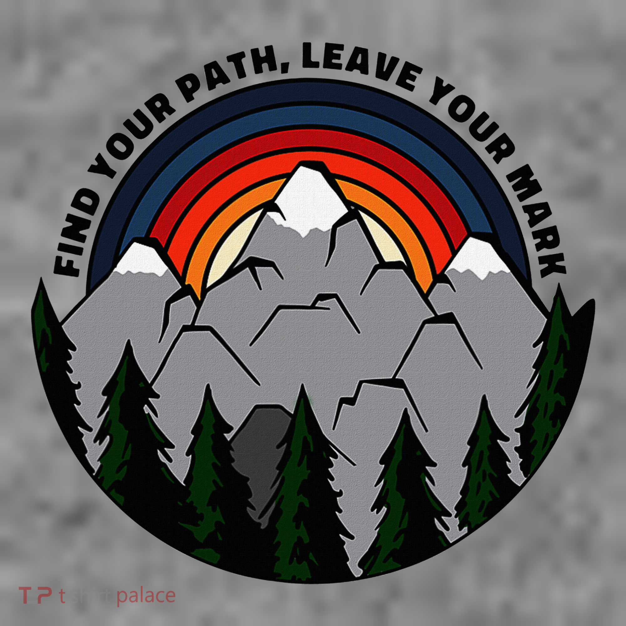 Find Your Path Leave Your Mark Outdoor Camping Retro Toddler Hoodie
