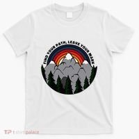 Find Your Path Leave Your Mark Outdoor Camping Retro T-Shirt thumb 0