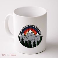 Find Your Path Leave Your Mark Outdoor Camping Retro Coffee Mug thumb 0