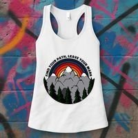 Find Your Path Leave Your Mark Outdoor Camping Retro Women's Tank Top thumb 3