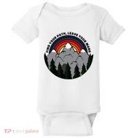 Find Your Path Leave Your Mark Outdoor Camping Retro Baby Bodysuit thumb 0