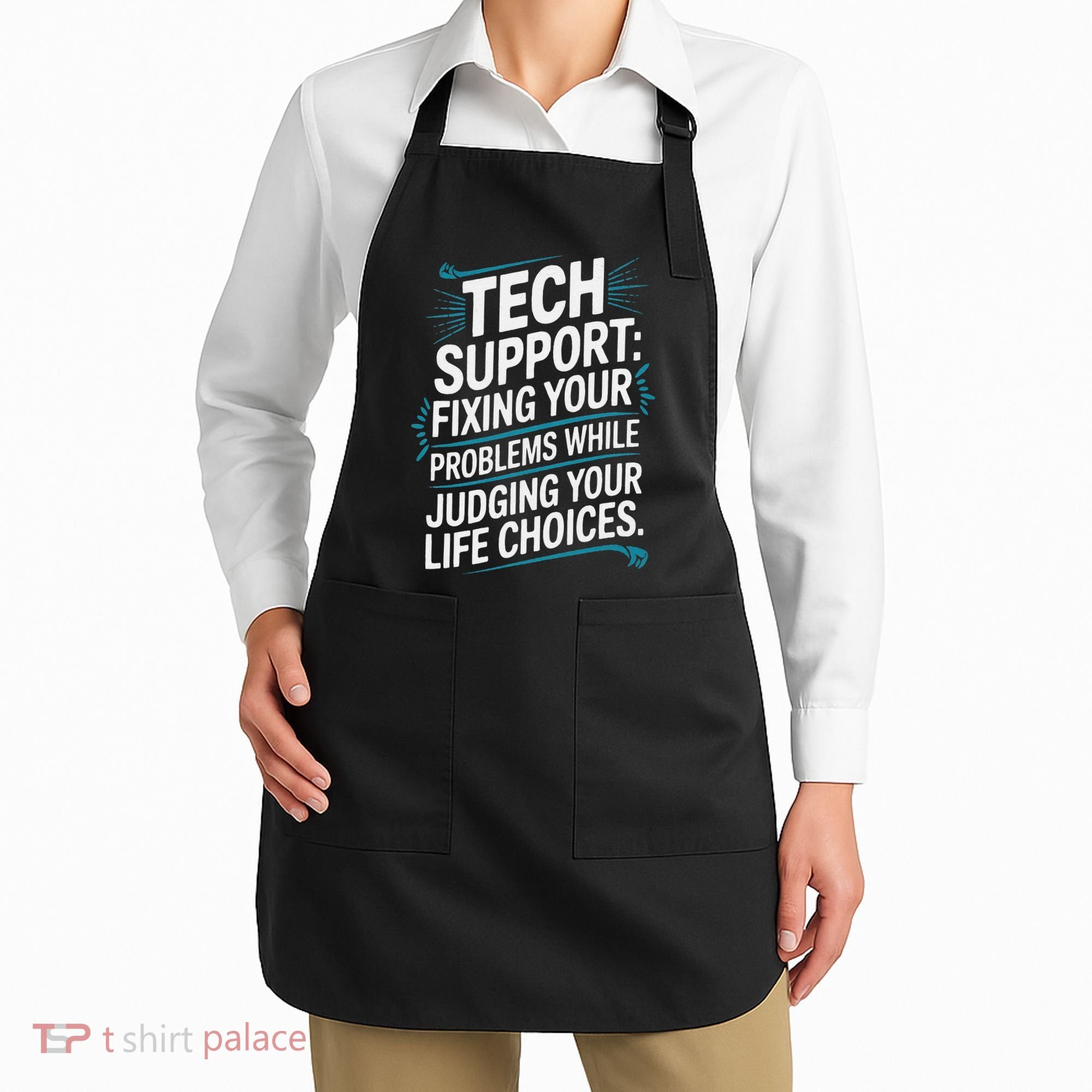 Fixing Your Problems While Judging Your Life Choices Apron