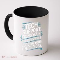 Fixing Your Problems While Judging Your Life Choices Coffee Mug thumb 0