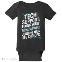 Fixing Your Problems While Judging Your Life Choices Baby Bodysuit thumb 0