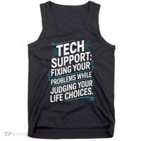 Fixing Your Problems While Judging Your Life Choices Tank Top thumb 0