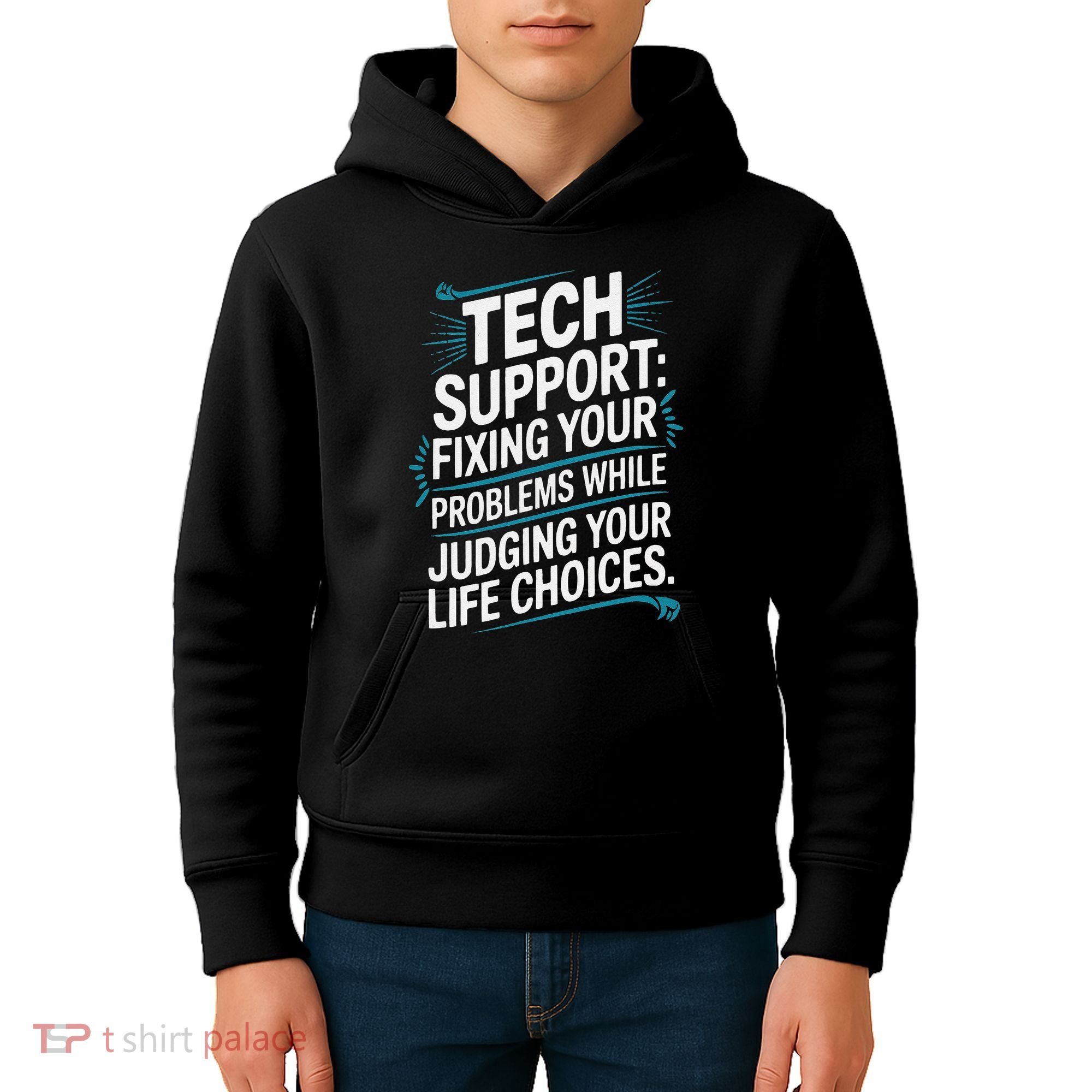 Fixing Your Problems While Judging Your Life Choices Kids Hoodie