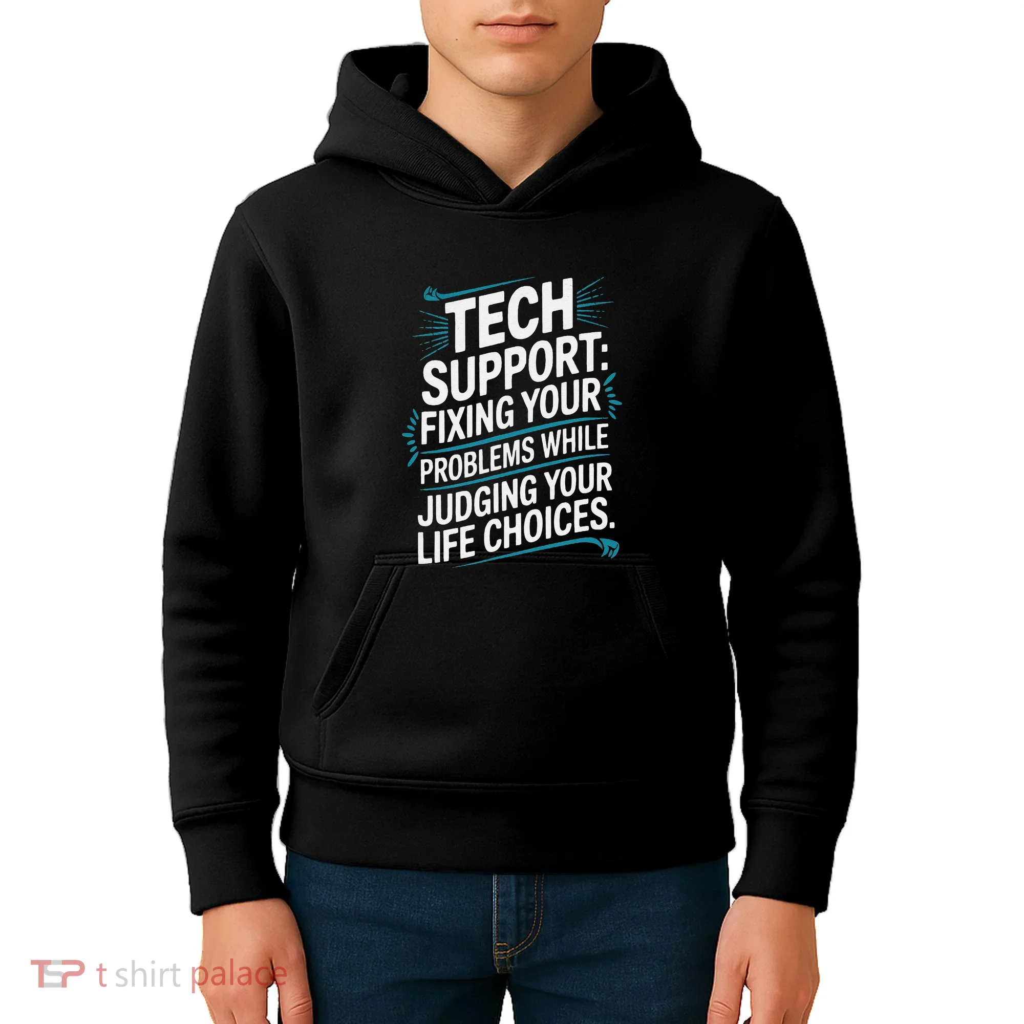 Fixing Your Problems While Judging Your Life Choices Kids Hoodie