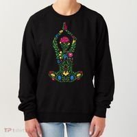 Floral Yoga Pose Women's Sweatshirt thumb 0