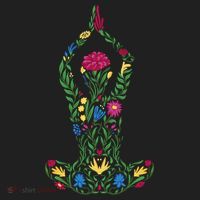 Floral Yoga Pose Women's Sweatshirt thumb 2