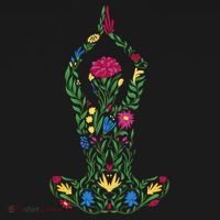 Floral Yoga Pose Backpack thumb 2